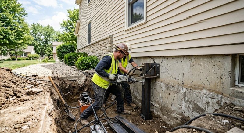 Structural Foundation Repair in Lake Orion, MI