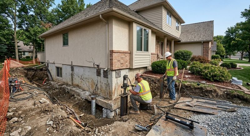 Structural Foundation Repair in Romeo, MI